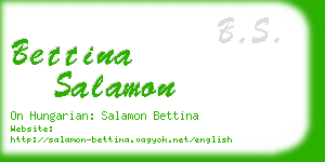bettina salamon business card
